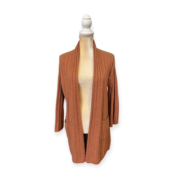 Madewell Piedmont Cardigan Sweater Size Xs Extra Small Brown Orange - Picture 1 of 7
